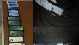 Un moldovean a fost prins cu 14 telefoane în roata de rezervă a mașinii